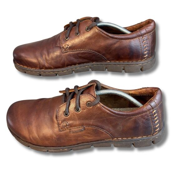 Born Soledad Men\'s Shoes Size 12 M/W WIDE Brown Leather Lace Up Oxfords Casual main image 8